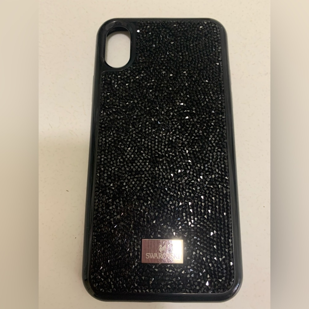 Swarovski black glam rock phone case XS